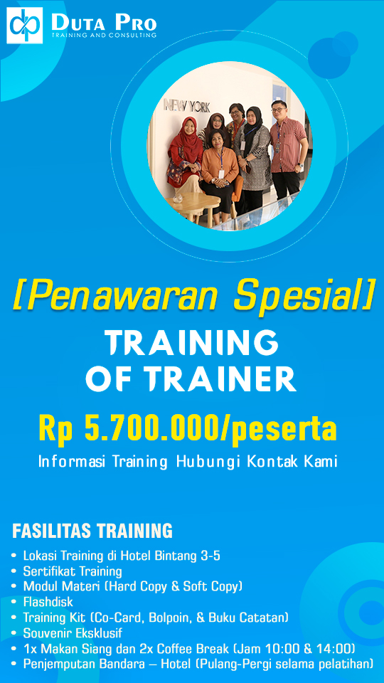 Training of Trainer TOT Murah